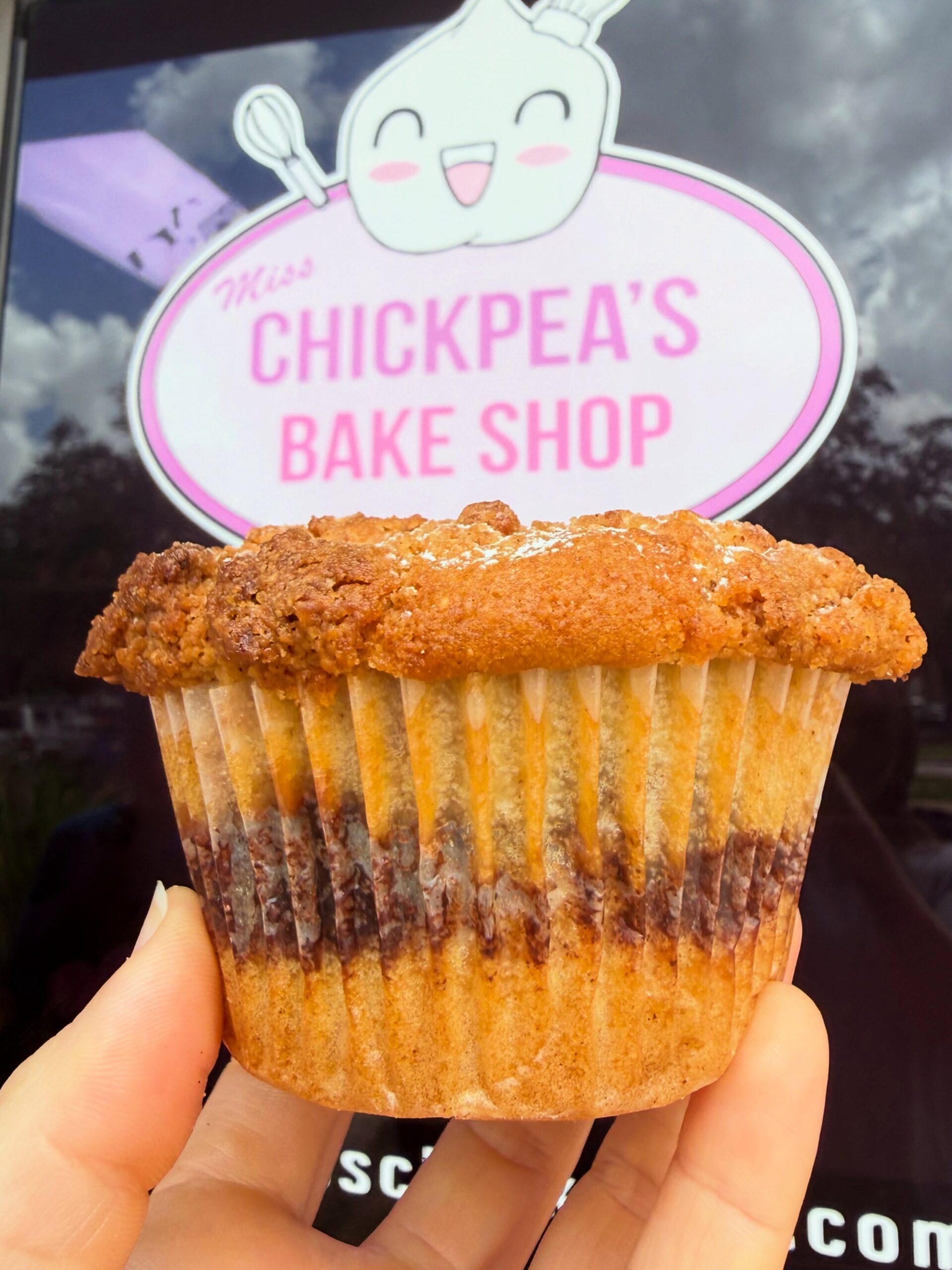 Coffee cake muffin